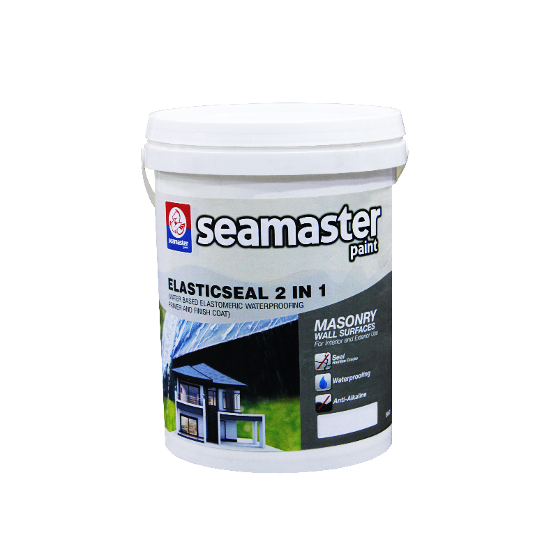 Seamaster Elasticseal 2 in 1  (Water Based Elastomeric Waterproofing Primer And Finish Coat) 8605